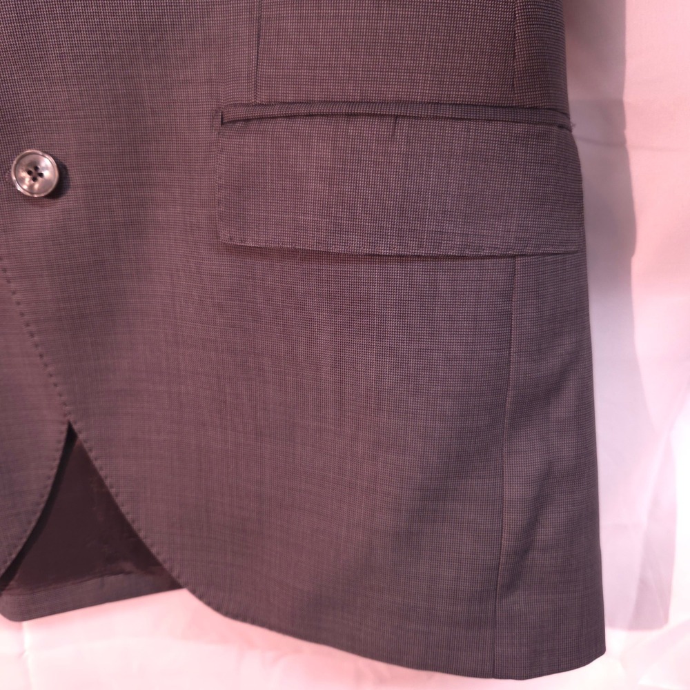 Luigi Bianchi Mantova Blazer Men's 48 Gray Wool 2-Button Sport Coat Italy Zegna - Picture 4 of 15